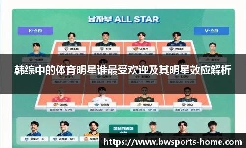 韩综中的体育明星谁最受欢迎及其明星效应解析